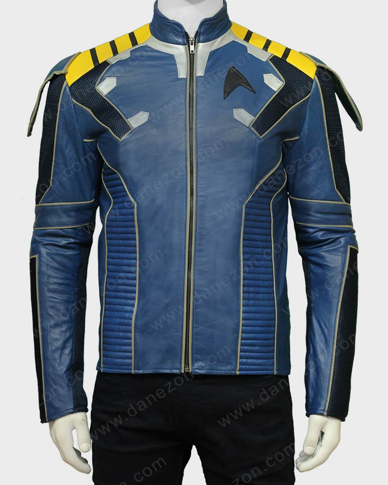 Star Trek Beyond Captain Kirk Uniform Jacket Jacket unisex front product view | Dash Racegear — Captain Kirk Uniform Jacket