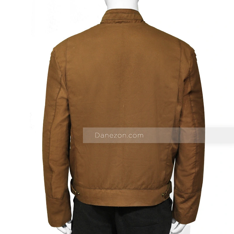 Rogue One A Star Wars Story Cassian Andor Jacket Jacket unisex detail view 7 | Dash Racegear — Diego Luna Rogue One A Star Wars Story Brown Jacket