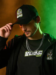New Star Wars Day 2026 Merch Hoodie Hoodie unisex detail view 3 | Dash Racegear — Unisex Star Wars May the 4th 2026 hoodie, soft fleece with bold logo for fans on the go.