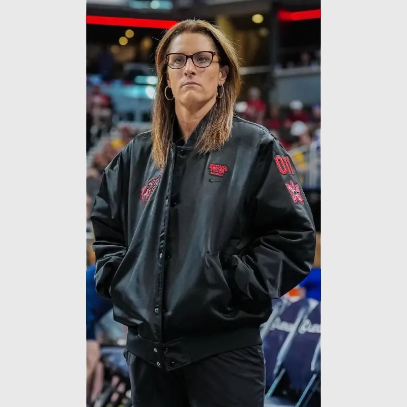 Stephanie White Indiana Fever Stranger Things Jacket Jacket unisex front product view | Dash Racegear — Game Day Meets Hawkins – Indiana Fever Stranger Things Jacket