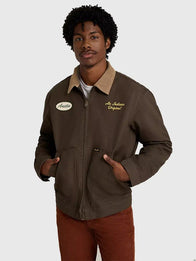 Stranger Things Wrangler Murray Jacket Jacket unisex detail view 2 | Dash Racegear — Wrangler x Stranger Things S05 Brown Cotton Jacket combines cozy material with TV-inspired edge for fans.