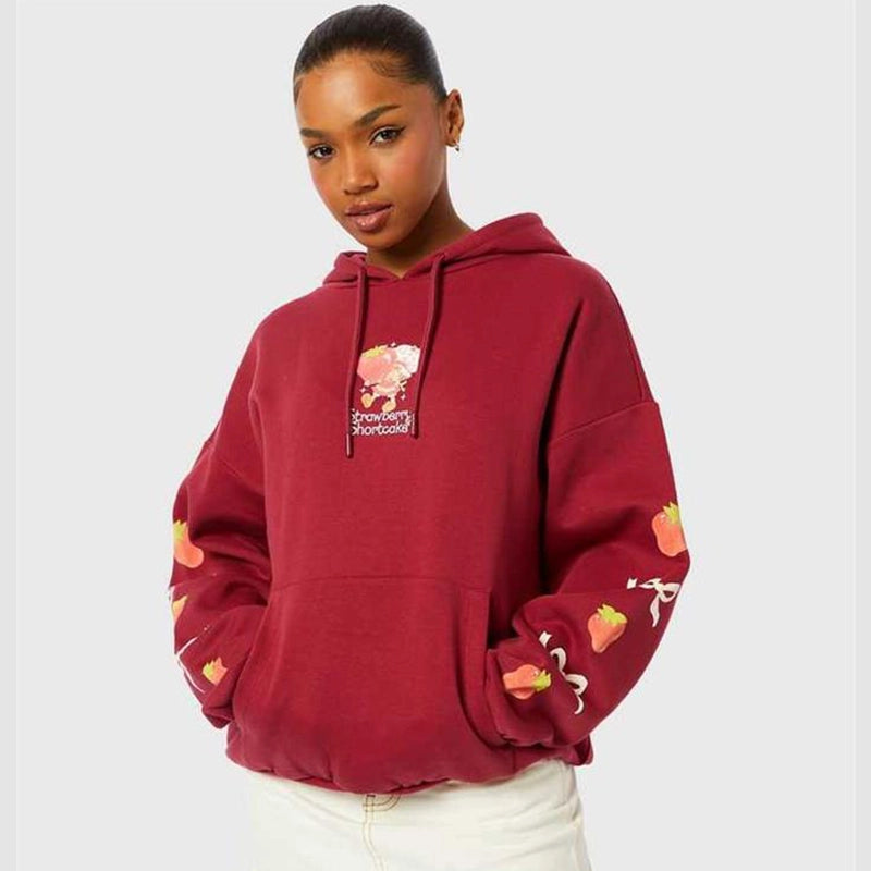 Strawberry Shortcake Hoodie Hoodie unisex front product view | Dash Racegear — Streetwear-style Strawberry Shortcake hoodie for fans and collectors