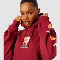 Strawberry Shortcake Hoodie Hoodie unisex detail view 2 | Dash Racegear — Red Strawberry Shortcake fleece-lined casual hoodie