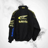 Subaru Racing Vintage Zip Up Unisex Jacket | Dash Racegear