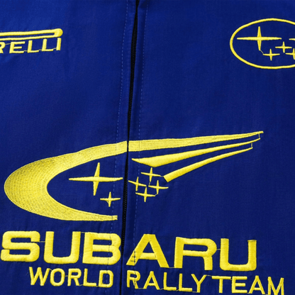 Subaru Rally Vintage Blue Jacket | Dash Racegear