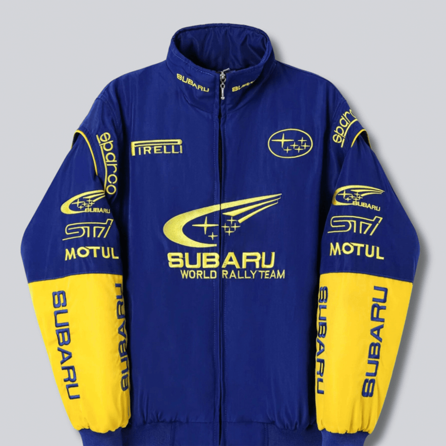 Subaru Rally Vintage Blue Jacket | Dash Racegear