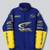Subaru Rally Vintage Blue Jacket - 2X - Large
