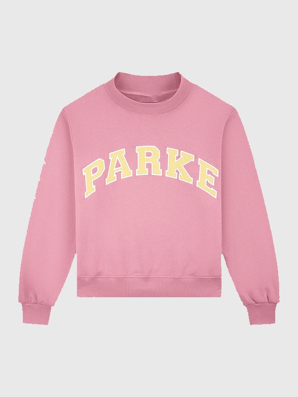 Parke Summerland Varsity Mockneck Sweatshirt Sweatshirt unisex front product view | Dash Racegear — 2026 Varsity Mockneck Sweatshirt by Parke with smooth fabric finish and simple collegiate-inspired styling.
