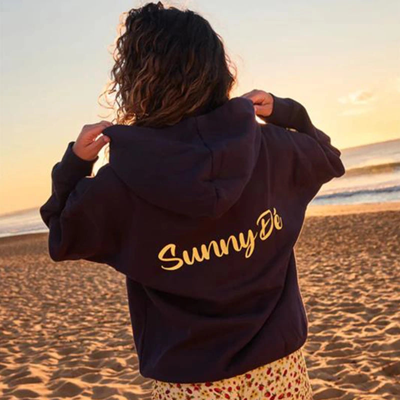 Sunny Dé Summer Harvest Hoodie Hoodie unisex front product view | Dash Racegear — Sunny Dé Hoodie – Summer Harvest Edition Drop