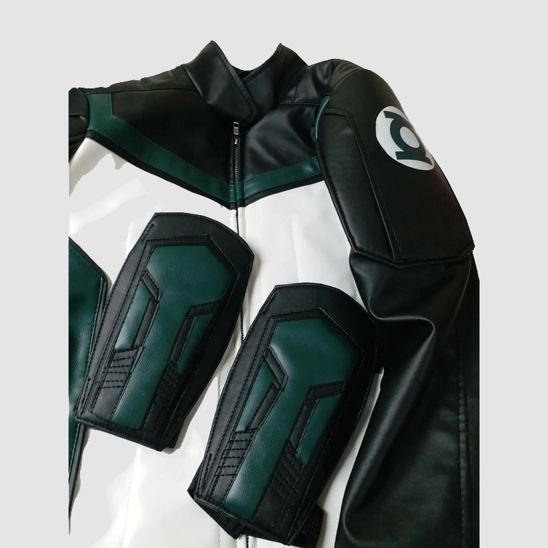 Superman 2025 Green Lantern Jacket Jacket unisex detail view 9 | Dash Racegear — Superman 2025 crossover jacket featuring Green Lantern design