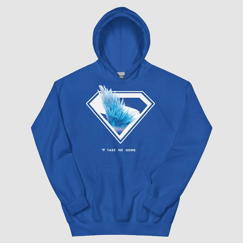 SUPERMAN 2025 Fortress of Solitude Hoodie Jacket unisex detail view 4 | Dash Racegear — Superman 2025 outerwear – Fortress of Solitude pullover