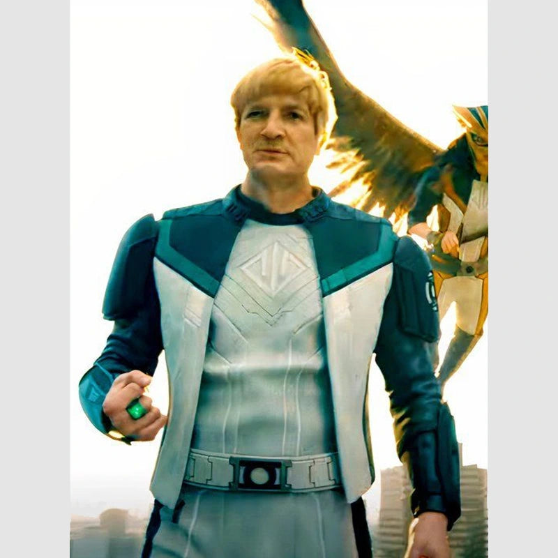Superman 2025 Green Lantern Jacket Jacket unisex front product view | Dash Racegear — Superman 2025 Green Lantern Jacket