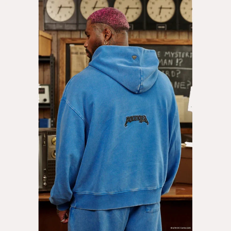 Youngla Superman Hoodie Hoodie unisex detail view 2 | Dash Racegear — YoungLA Hero Hoodie – Superman Inspired Drop