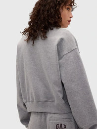 Gap × Victoria Beckham Sweatshirt Sweatshirt unisex detail view 2 | Dash Racegear — Gap x Victoria Beckham grey French terry sweatshirt 2026, relaxed fit for simple everyday outfits.