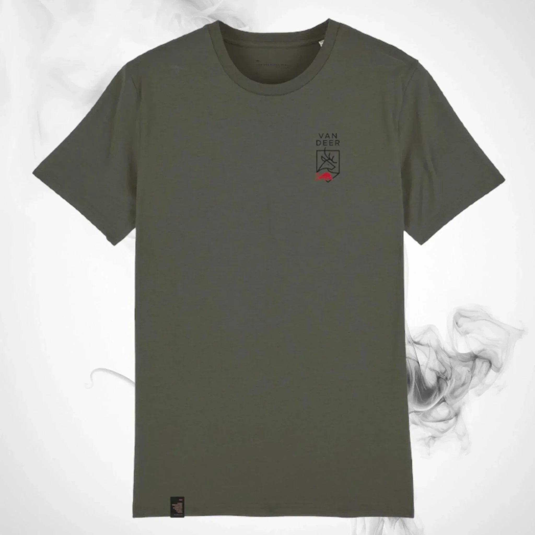 Ski T - shirt Van Deer Logo Shirt Khaki - 2023/24 - XL
