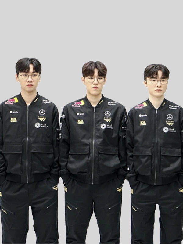 2025 T1 Worlds Uniform Jacket Jacket unisex detail view 3 | Dash Racegear — T1 Worlds 2025 Uniform – Esports Performance Jacket