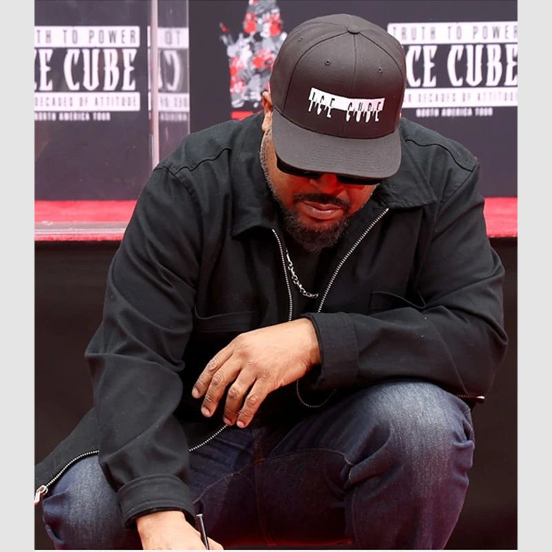 TCL Chinese Theater Ice Cube Black Jacket Jacket unisex detail view 6 | Dash Racegear — Iconic Ice Cube fashion – TCL Theater black jacket vibe
