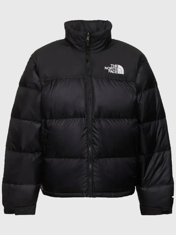 The North Face Puffer Jacket 700 Puffer Jacket unisex detail view 2 | Dash Racegear — Recreated Retro Nuptse 700 jacket featuring bold puffed construction and a structured cold-weather profile