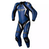 TRACTECH EVO 4 CE MENS LEATHER SUIT - BLUE/BLACK/WHITE - UK 52 / EUR 62 / INTL 4XL