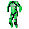 TRACTECH EVO 4 CE MENS LEATHER SUIT - NEON/GREEN/BLACK/WHITE - UK 52 / EUR 62 / INTL 4XL