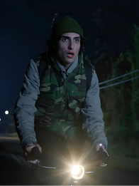 Stranger Things Wrangler Camo Vest Vest unisex front product view | Dash Racegear — Channel season five vibes in the Wrangler x Stranger Things S05 Camo Full Zip Vest for versatile fan wear.