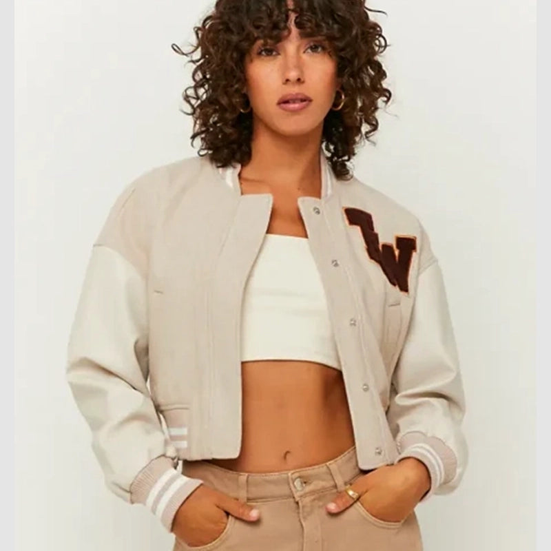 TW Colorblock Varsity Jacket Varsity Jacket unisex detail view 2 | Dash Racegear — TW Colorblock Varsity Jacket – Athletic and Urban Vibes