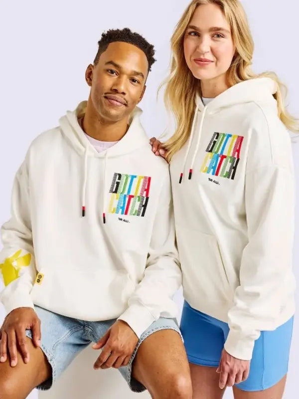Target x Pokémon Gotta Catch Em All Hoodie Hoodie unisex detail view 5 | Dash Racegear — Target x Pokémon cream hoodie 2026, relaxed unisex fit celebrating 30 years with iconic catch phrase print.