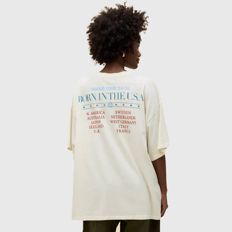 Taylor Swift Born In The Usa Graphics T-Shirt Shirt unisex detail view 3 | Dash Racegear — Soft Taylor Swift tee with bold USA-inspired graphic design