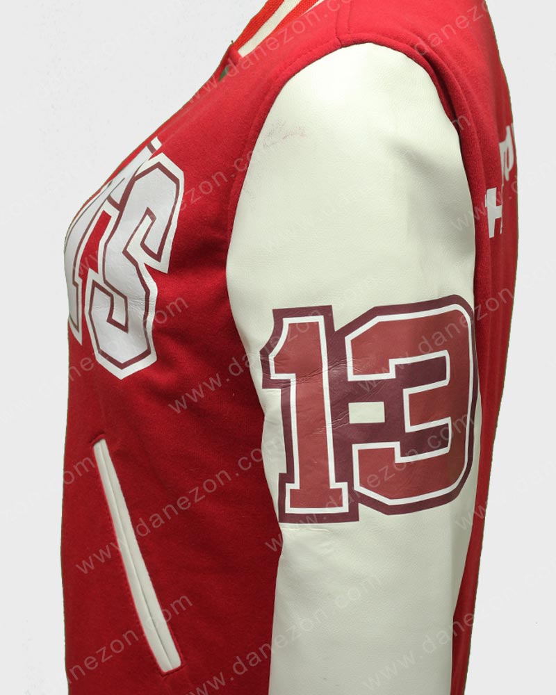 Taylor Swift Red Varsity Jacket Varsity Jacket unisex detail view 5 | Dash Racegear — The Red Tour Varsity Jacket