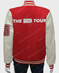 Taylor Swift Red Varsity Jacket Varsity Jacket unisex detail view 4 | Dash Racegear — The Red Tour Jacket