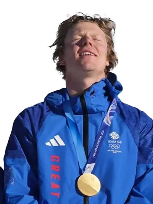 Winter Olympics 2026 Team GB Jacket Jacket unisex detail view 3 | Dash Racegear — Blue Team GB Winter Olympics 2026 jacket with zip front and embroidered crest for supporters on cold days.
