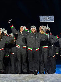 EA7 Emporio Armani Team Italy Opening Ceremony Jacket Jacket unisex detail view 7 | Dash Racegear — Celebrate Milano Cortina 2026 in the EA7 Emporio Armani Team Italy wool bomber, ideal for fans and fashion.