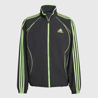Teamgeist Adicolor Track Jacket Jacket unisex front product view | Dash Racegear — Adidas 2025 track jacket from Teamgeist Adicolor sportswear line