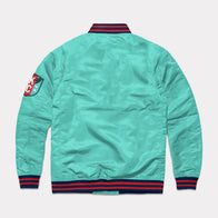 Ted Lasso KC Current Letterman Jacket Jacket unisex detail view 2 | Dash Racegear — KC Current varsity jacket inspired by Ted Lasso show look