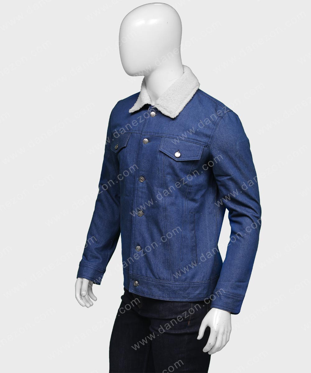Tell Me Why Tyler Ronan Jacket Jacket unisex detail view 2 | Dash Racegear — Tell Me Why Tyler Ronan Jacket with Shearling Collar