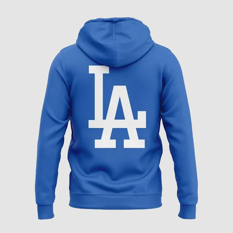 LA Dodgers Teoscar Camino Real Hoodie Hoodie unisex detail view 2 | Dash Racegear — LA Camino Real Hoodie – Teoscar x Dodgers Collab
