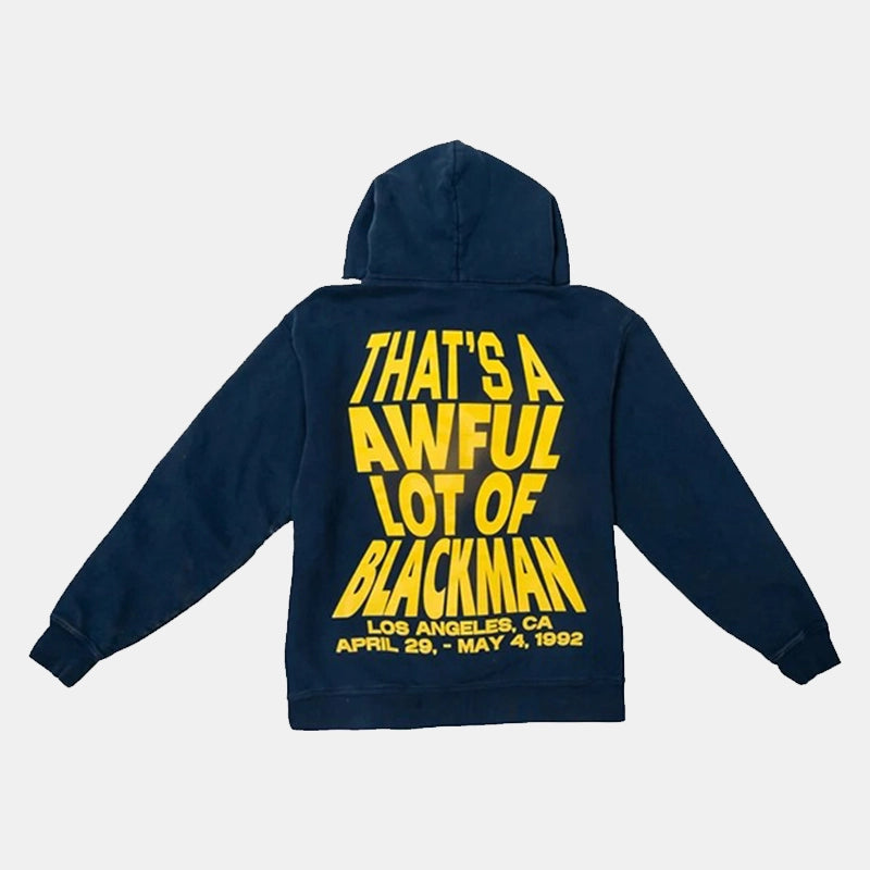 That’s A Awful Lot Of Blackman Hoodie Hoodie unisex detail view 2 | Dash Racegear — That’s A Awful Lot Of Blackman hoodie – statement fashion for all