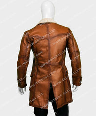 The Dark Knight Rises Bane Coat Jacket unisex detail view 2 | Dash Racegear — Bane Leather Coat