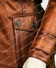 The Dark Knight Rises Bane Coat Jacket unisex detail view 4 | Dash Racegear — Tom Hardy The Dark Knight Rises Leather Coat