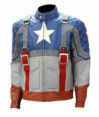 Captain America The First Avenger Jacket Jacket unisex front product view | Dash Racegear — Steve Rogers The First Avenger Jacket