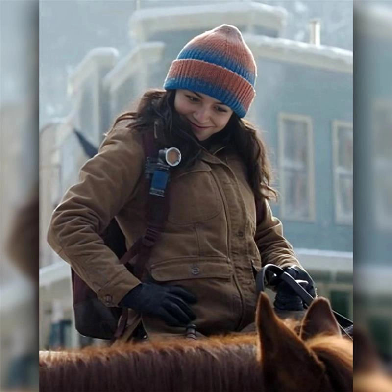The Last Of Us S02 Isabela Merced Brown Jacket Jacket unisex detail view 2 | Dash Racegear — The Last of Us Season 2 Isabela Merced Brown Jacket – Premium Design
