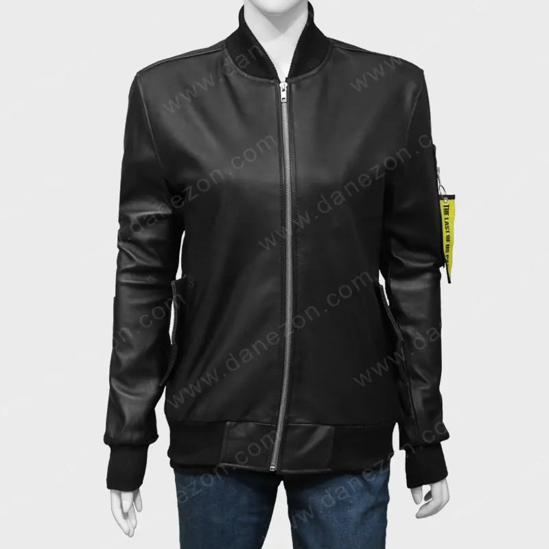 The Last of Us Part II Abby Jacket Jacket unisex front product view | Dash Racegear — The Last of Us Abby Leather Jacket