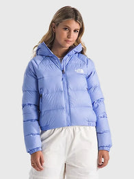The North Face Women’s Hydrenalite Down Hoodie Hoodie unisex detail view 3 | Dash Racegear — Women’s The North Face Hydrenalite Down Puffer Hoodie Jacket, lightweight warmth for outdoor walks and casual wear.