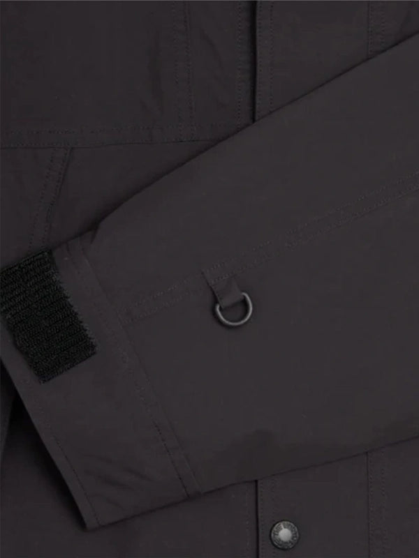 The North Face x Sky High Farm Rain Jacket Jacket unisex detail view 6 | Dash Racegear — Unisex black rain jacket The North Face x Sky High Farm, relaxed fit with bold graphic outdoor street style.