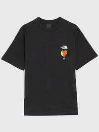 The North Face x Sky High Farm T-Shirt Shirt unisex front product view | Dash Racegear — Unisex The North Face x Sky High Farm black graphic relaxed T-shirt, soft cotton for everyday streetwear style.