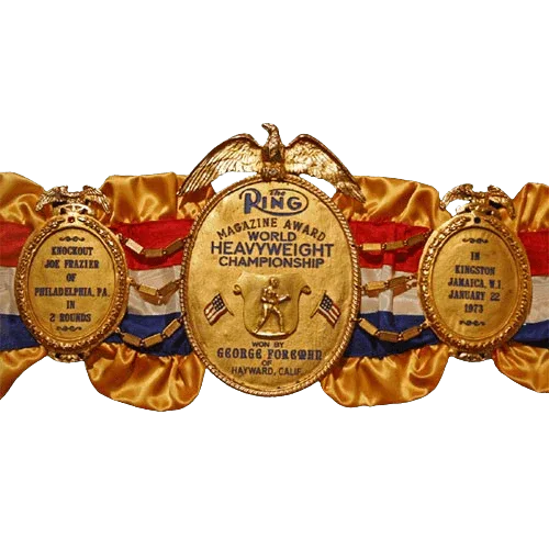 George Foreman Ring Magazine Award Championship Belt - 1 | Dash Racegear