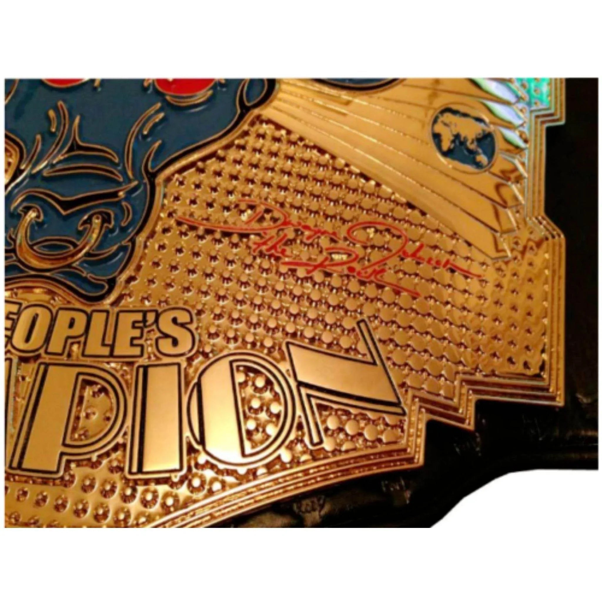 The Rock Brahma Peoples Champion Inspired Title Belt - 3 | Dash Racegear
