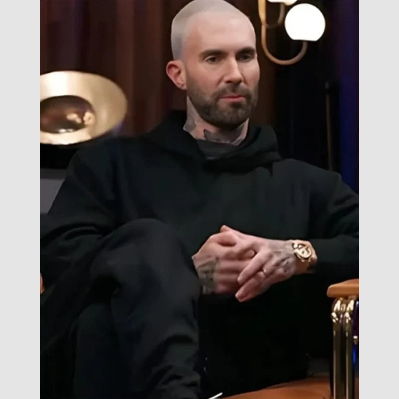 The Voice S27 Adam Levine Black Hoodie Hoodie unisex front product view | Dash Racegear — Stylish Black Hoodie – Adam Levine The Voice Season 27"