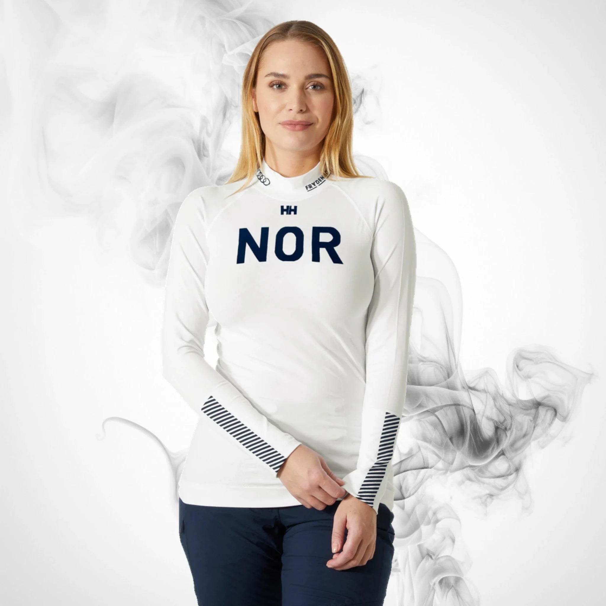 Ski Thermal underwear Helly Hansen Lifa Seamless Racing Top White - 2023/24 - Dash Racegear Store