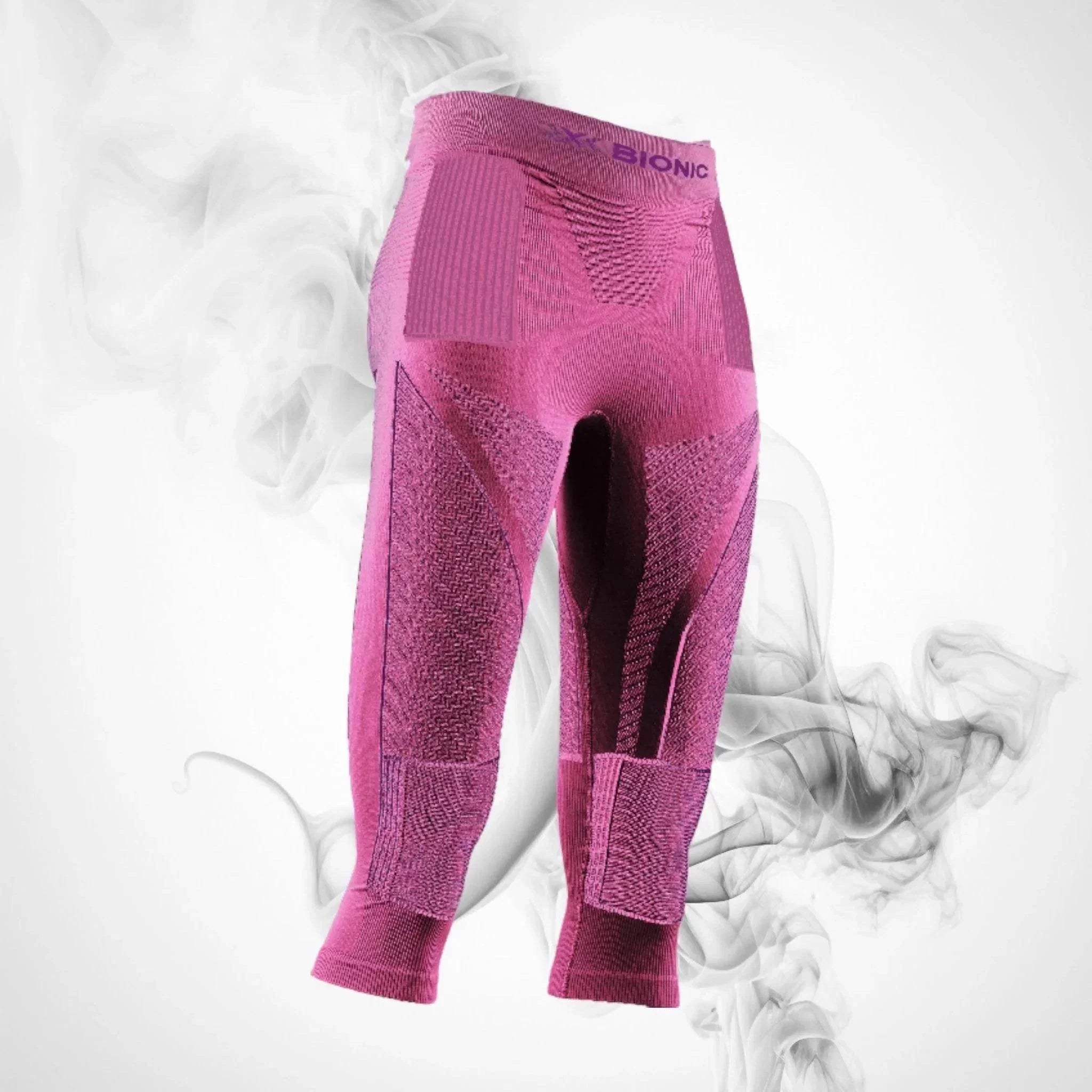 Ski Thermal underwear X - bionic Energy Accumulator 4.0 Pants 3/4 Women Magnolia Purple/Fuchsia - 2023/24 - XXL